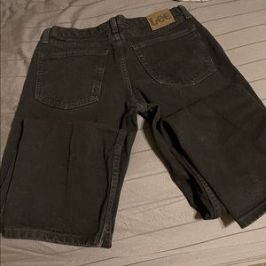 Mens LEE regular fit black jeans